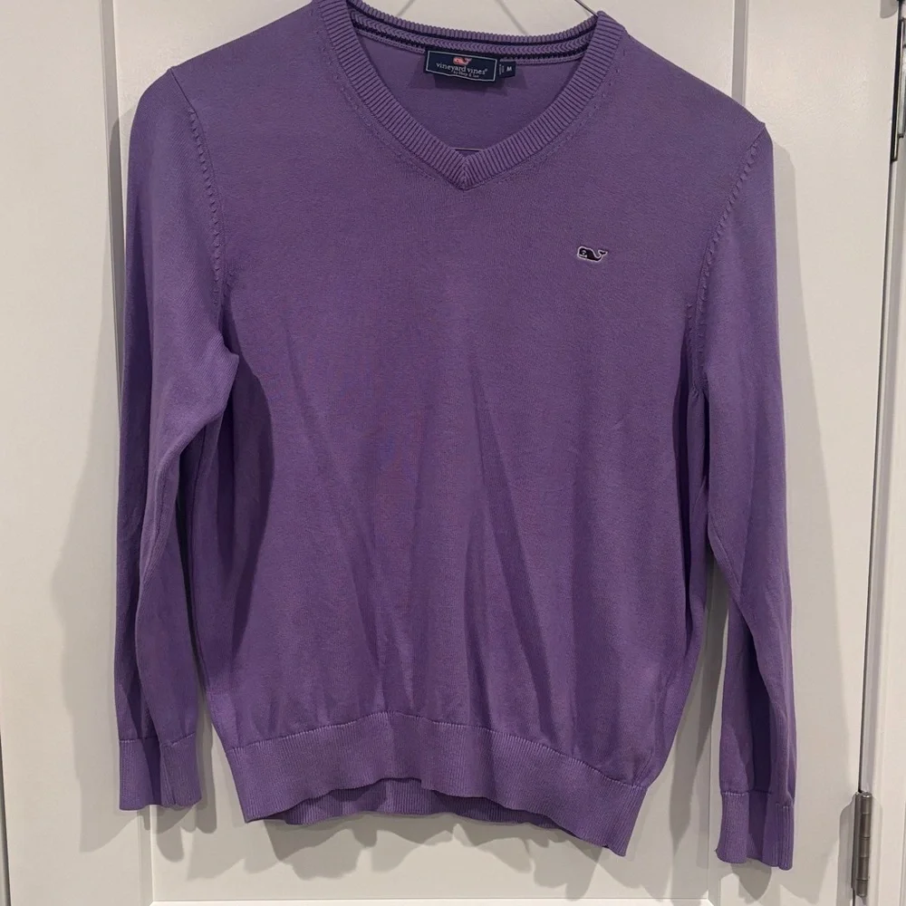 Vineyard Vines Women’s V-neck Sweater Medium - Picture 1 of 5